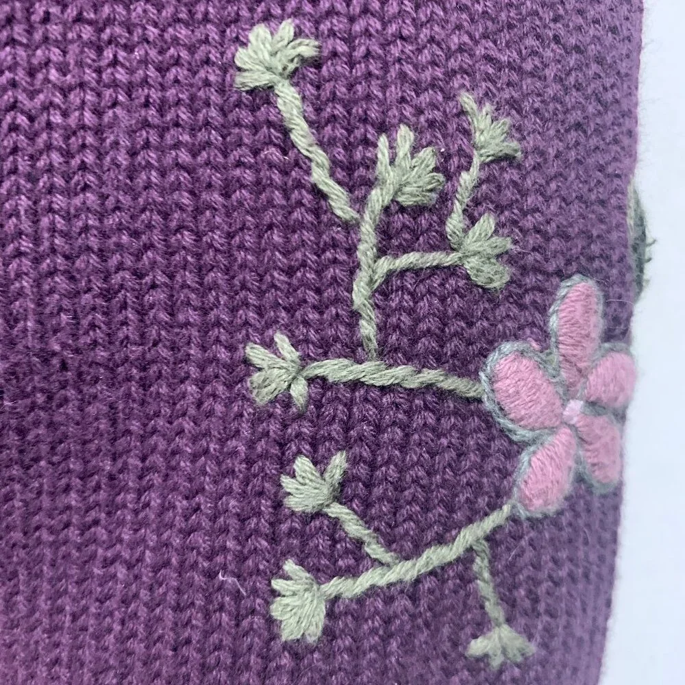 VINTAGE NORTHERN REFLECTIONS EMBROIDERED SWEATER CARDIGANS SIZE L - Picture 9 of 11